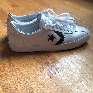 White Leather Converse All Star